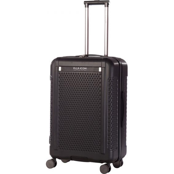 Troler Ella Icon Optic, Negru, 71x46x27 cm