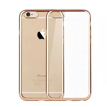Husa pentru Apple iPhone 7 Plus TPU placata Auriu Husa pentru Apple iPhone 7 Plus TPU placata Auriu