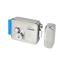 yala electromagnetica silvercloud ye910 12v din inox cu butuc dublu si buton fail secure no compatibila cu sisteme de control acces imagen 1_0_
0