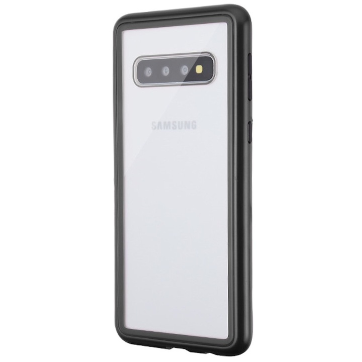 Husa Magnetic Case 360° pentru Samsung Galaxy S10+, Negru