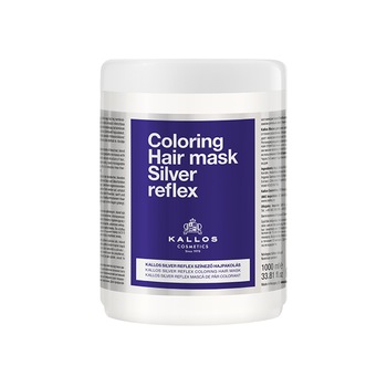 Masca de par silver reflex, Kallos 1000 ml Masca de par silver reflex, Kallos 1000 ml