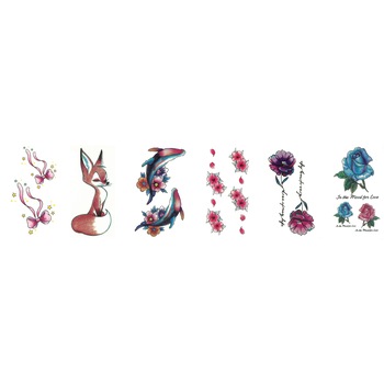 Set 6 tatuaje temporare in the mood for love 9x5cm Set 6 tatuaje temporare in the mood for love 9x5cm