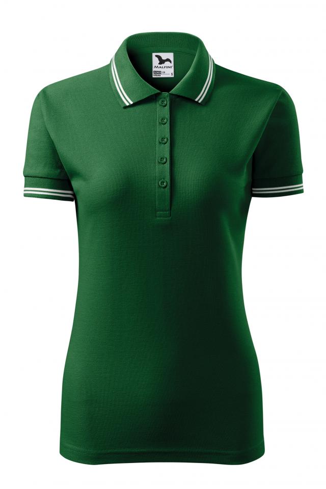 Tricou polo pentru dama Urban, Verde sticla