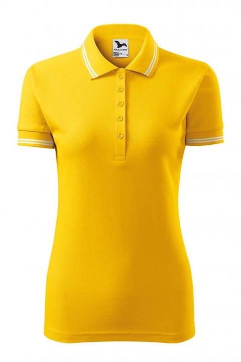 Tricou polo dama Urban, MALFINI, Galben