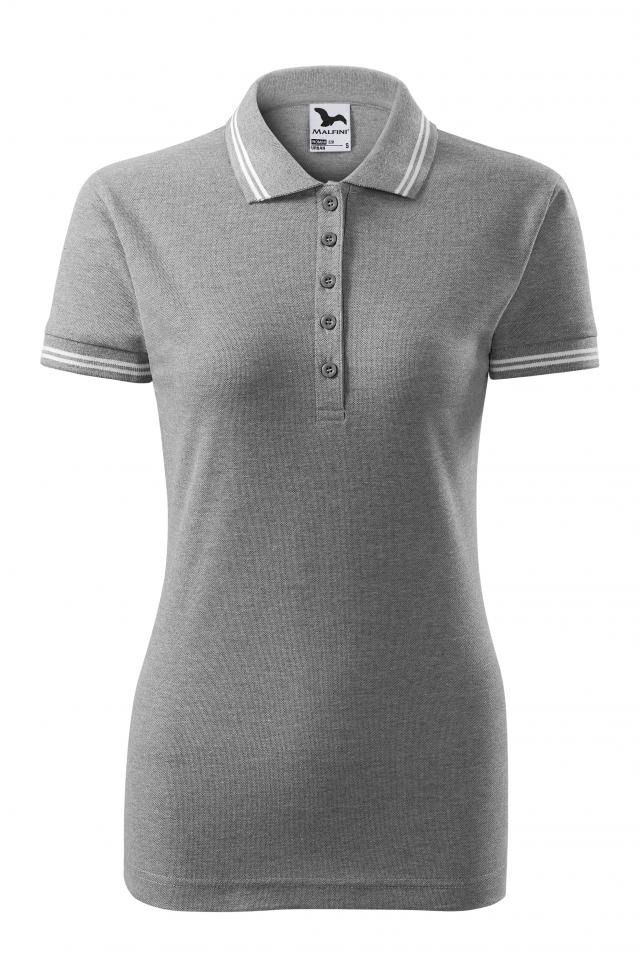 Tricou polo pentru dama Urban, Gri inchis