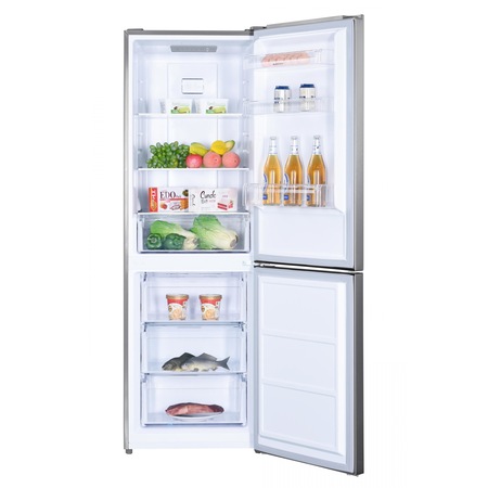 Combina frigorifica Albatros CNFX45A++, 320 l, Clasa A++, Full No Frost, Inox