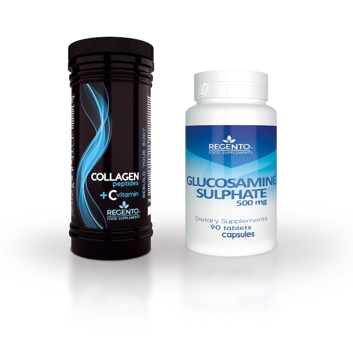 Промопакет: Хранителна добавка Regento Колаген и Глюкозамин сулфат