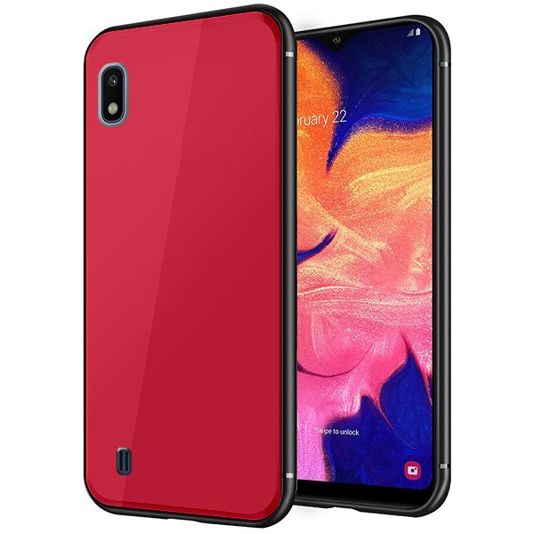 Husa Samsung Galaxy A10 Glass Red
