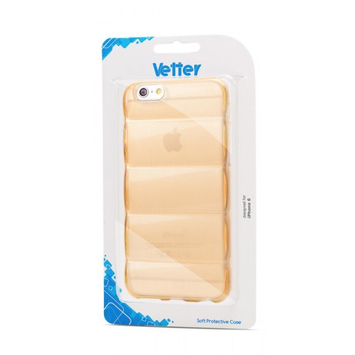 Husa Vetter, iPhone 6/6s, Wave TPU, Auriu