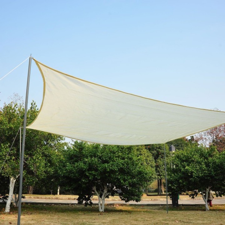 Outsunn, krém színű vitorlássátor, 3x4m