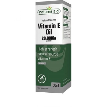 Vitamina E uleioasa, 50 ml, Natures Aid Vitamina E uleioasa, 50 ml, Natures Aid