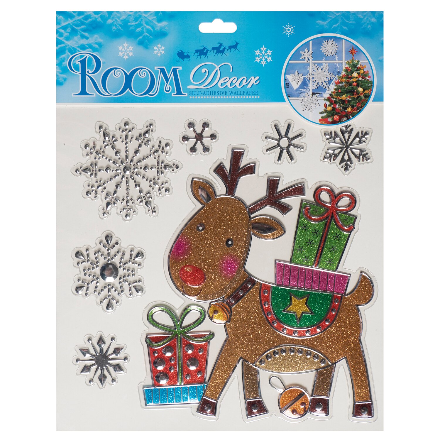 Stickere fereastra Holly Reni 21.5x27.5 cm