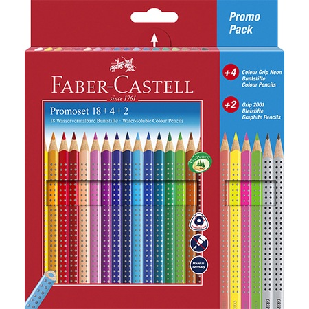 Faber Castell Szinesceruza Grip 18 Db Os Klt Grip 2001 4db Neon Grip 2db Grip 2001 Grafitceruza Emag Hu
