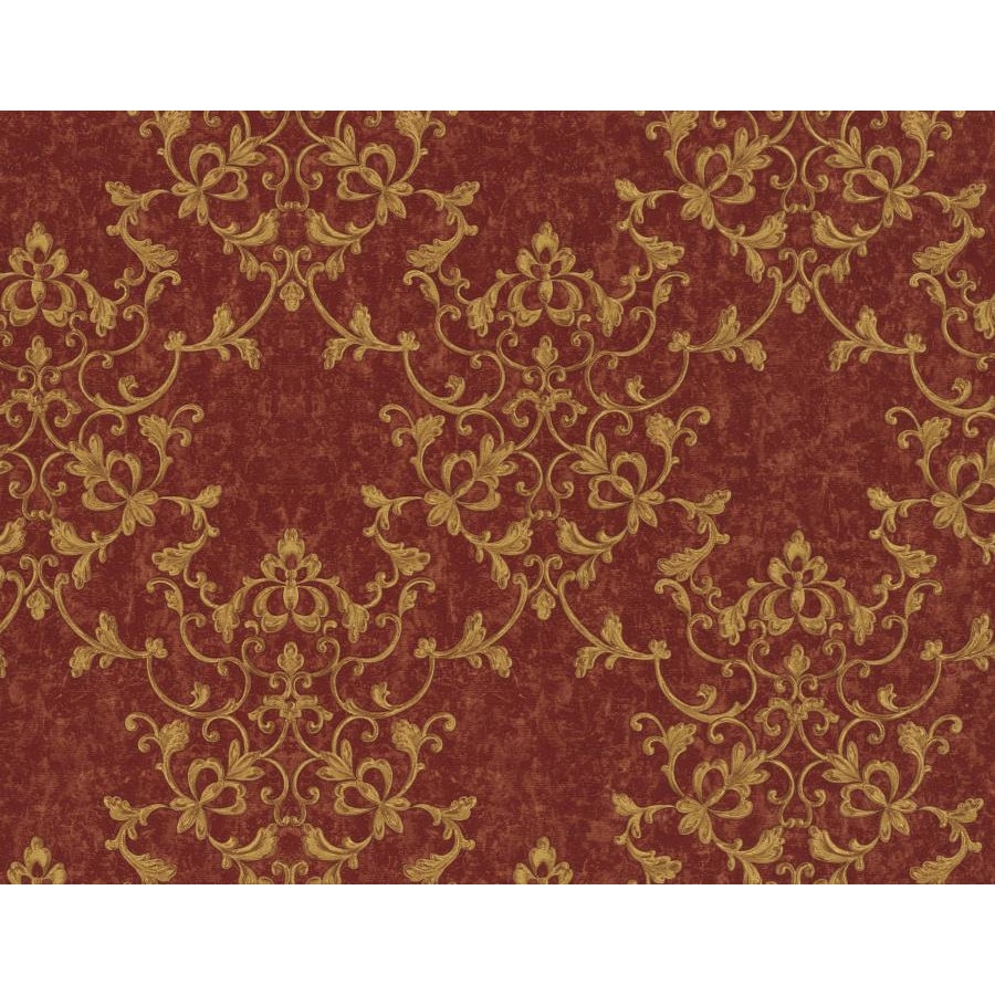 Tapet clasic Odea 46505 Caramiziu,Auriu 0.53m X 10m