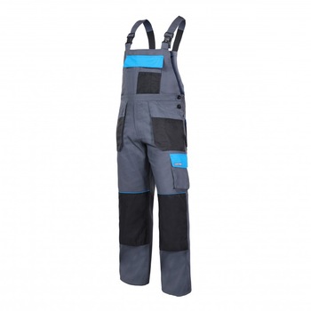 Salopeta lucru subtire, 100% bumbac, cusaturi triple, 11 buzunare, talie ajustabila, marime 3XL/60 Salopeta lucru subtire, 100% bumbac, cusaturi triple, 11 buzunare, talie ajustabila, marime 3XL/60