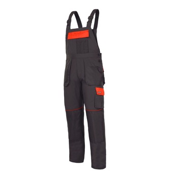 Salopeta lucru subtire, 11 buzunare, inel fixare cheie, banda suport ciocan, marime L/52 Salopeta lucru subtire, 11 buzunare, inel fixare cheie, banda suport ciocan, marime L/52