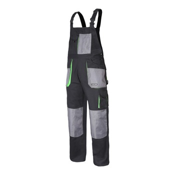 Salopeta lucru groasa, 100% bumbac, cusaturi triple, bretele ajustabile, marime L/52 Salopeta lucru groasa, 100% bumbac, cusaturi triple, bretele ajustabile, marime L/52