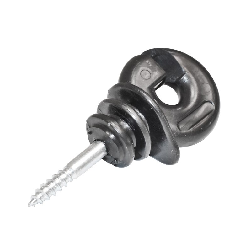 Izolator inelar Easy Drill negru 5.9mm gard electric, Breckner Germany