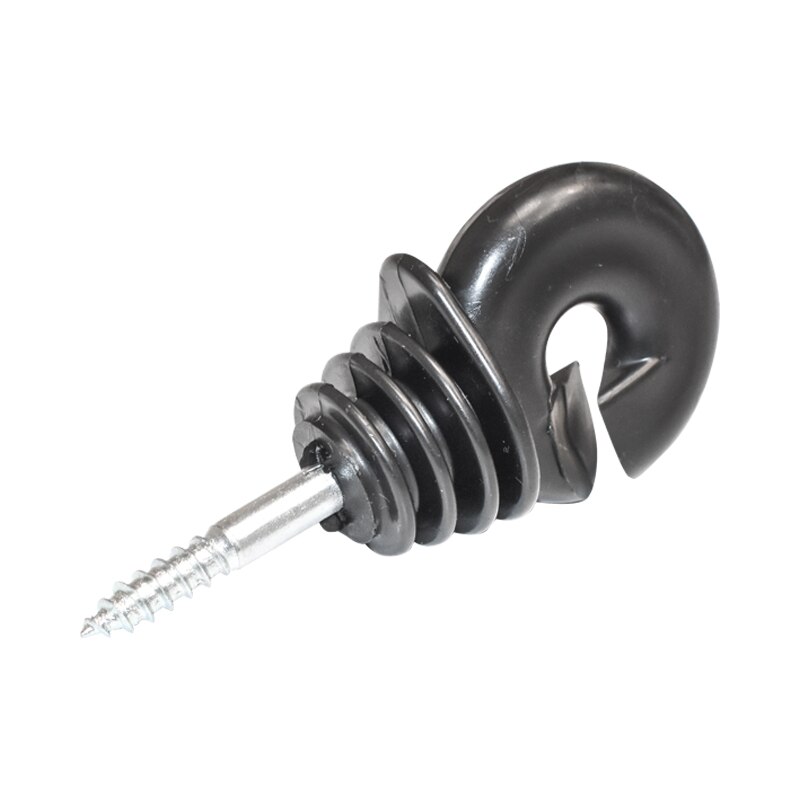 Izolator inelar compact negru 5.9mm gard electric, Breckner Germany