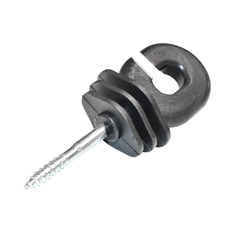 Izolator inelar negru 5.9mm gard electric, Breckner Germany