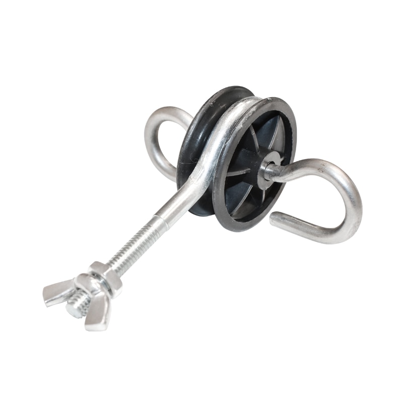 Izolator cu ancorare dubla si filet 5.9mm gard electric, Breckner Germany