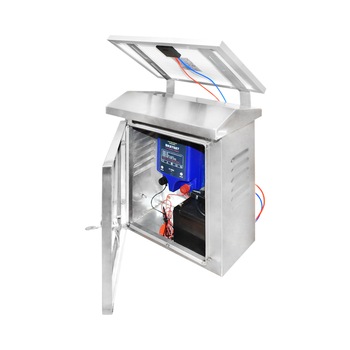 Generator impulsuri 12V 2 Joule cutie din inox, panou solar 10W pentru gard electric Breckner Germany Generator impulsuri 12V 2 Joule cutie din inox, panou solar 10W pentru gard electric Breckner Germany