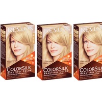Set Revlon Vopsea Par Colorsilk 81 Light Blonde X 3 bucati