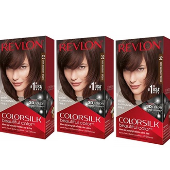 Set Revlon Vopsea Par Colorsilk 32 Dark Mahagony X 3 bucati Set Revlon Vopsea Par Colorsilk 32 Dark Mahagony X 3 bucati