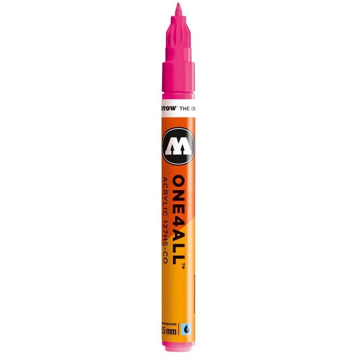 Marker acrilic Molotow One4All127HS-CO1,5mm neon pink fluorescent