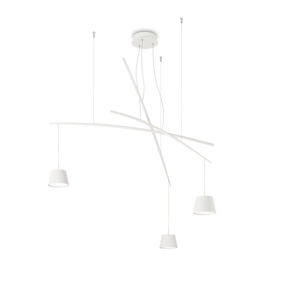 Lustra Fish SP3 ,metal ,alb