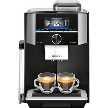 Espressor de cafea automat Siemens, TI995F09DE, EQ.9 Plus extraClass s500, 2.3 L, 19 bar, Negru Espressor de cafea automat Siemens, TI995F09DE, EQ.9 Plus extraClass s500, 2.3 L, 19 bar, Negru