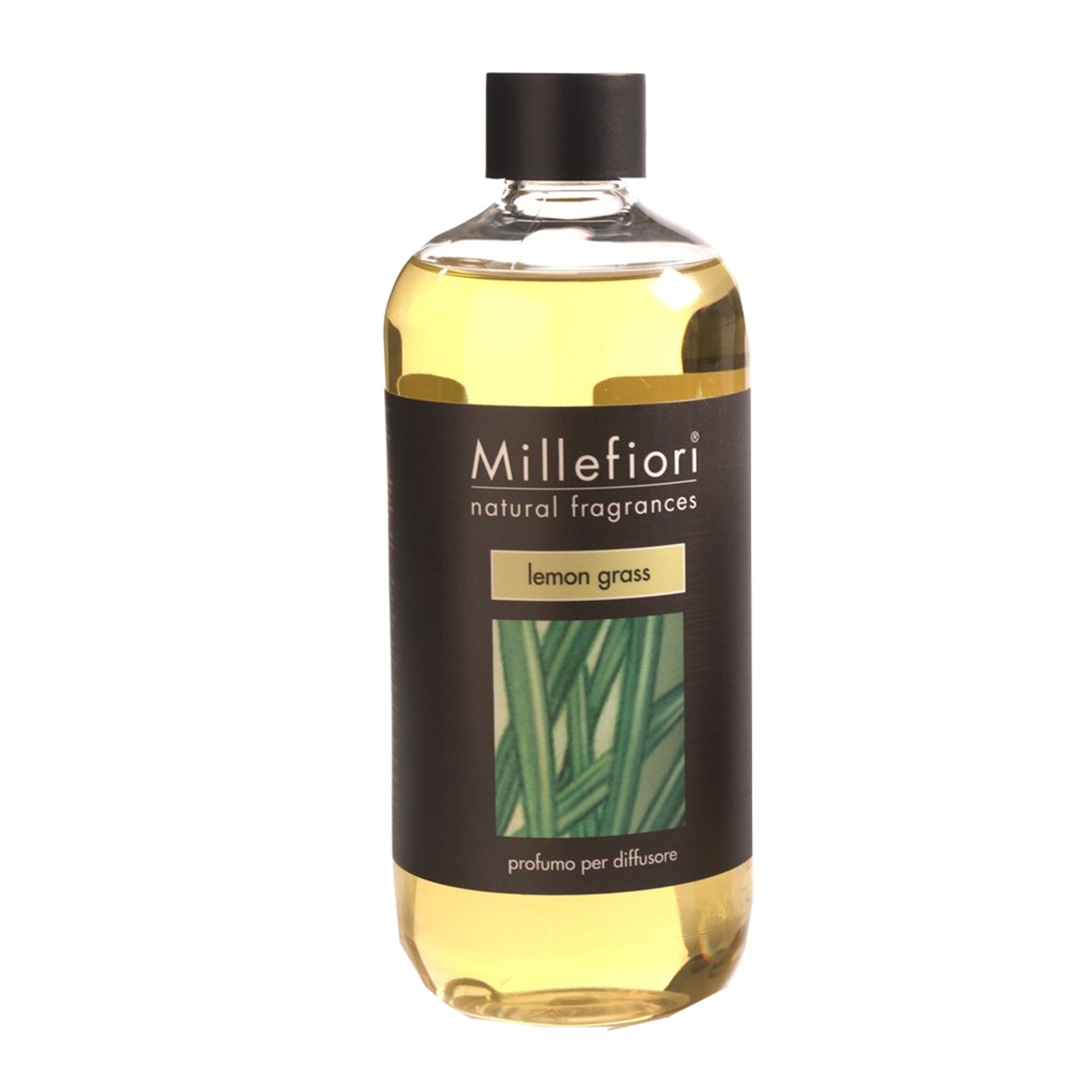 Rezerva de parfum 250ml pentru odorizant cu betisoare Millefiori Milano aroma Lemon grass