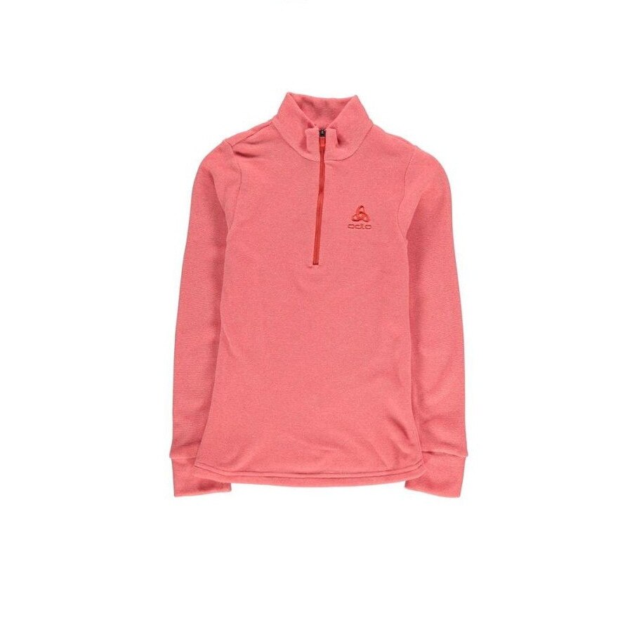 Bluza pentru copii cu fermoar si maneci lungi, Odlo Roy Fleece, Corai, 13 XLB