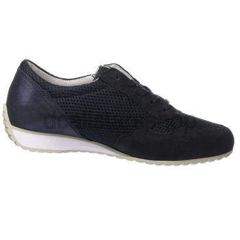 Pantofi sport din piele naturala Gabor Maybelle, Albastru, 38.5 Pantofi sport din piele naturala Gabor Maybelle, Albastru, 38.5