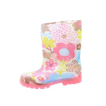 Cizme cauciuc fetite NN FL17-GY1135-1R, Multicolor Cizme cauciuc fetite NN FL17-GY1135-1R, Multicolor