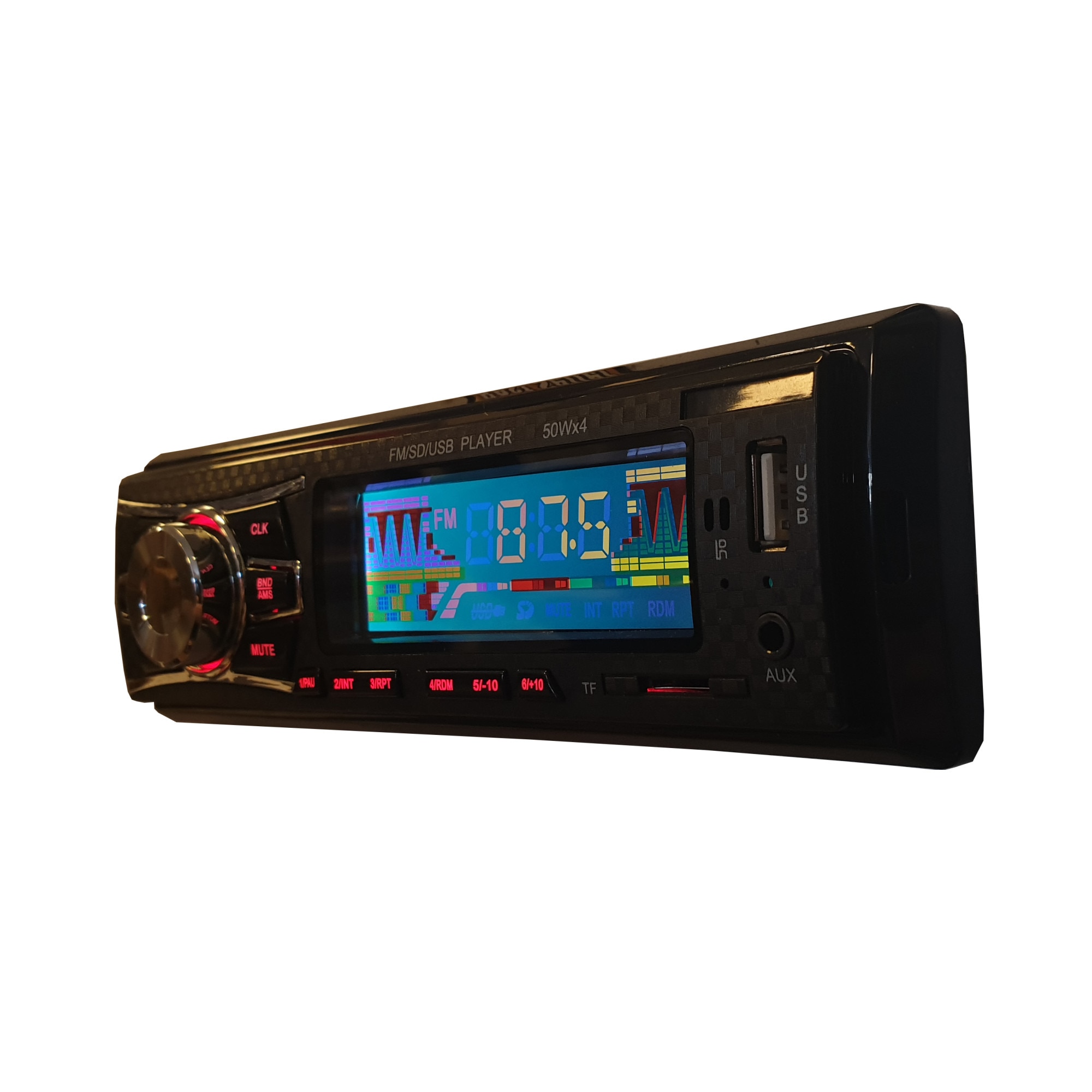 Radio MP3 Player Auto, Putere 4 x 50 W, USB, AUX, SD Card
