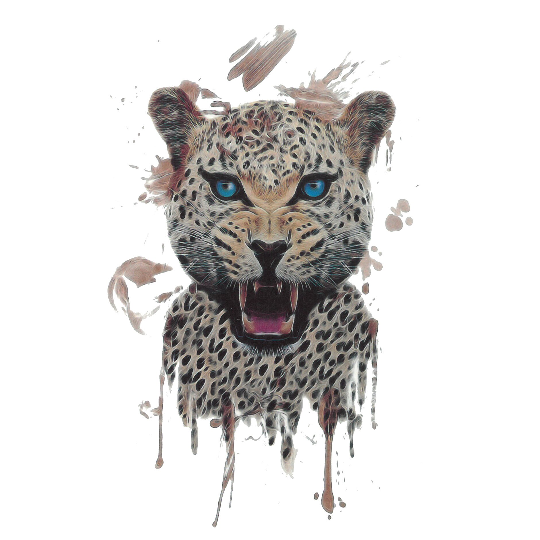 Tatuaj temporar Leopard 17x10cm