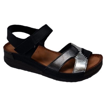 Sandale joase, inchizatoare cu scai,piele naturala,D&J Sandale joase, inchizatoare cu scai,piele naturala,D&J