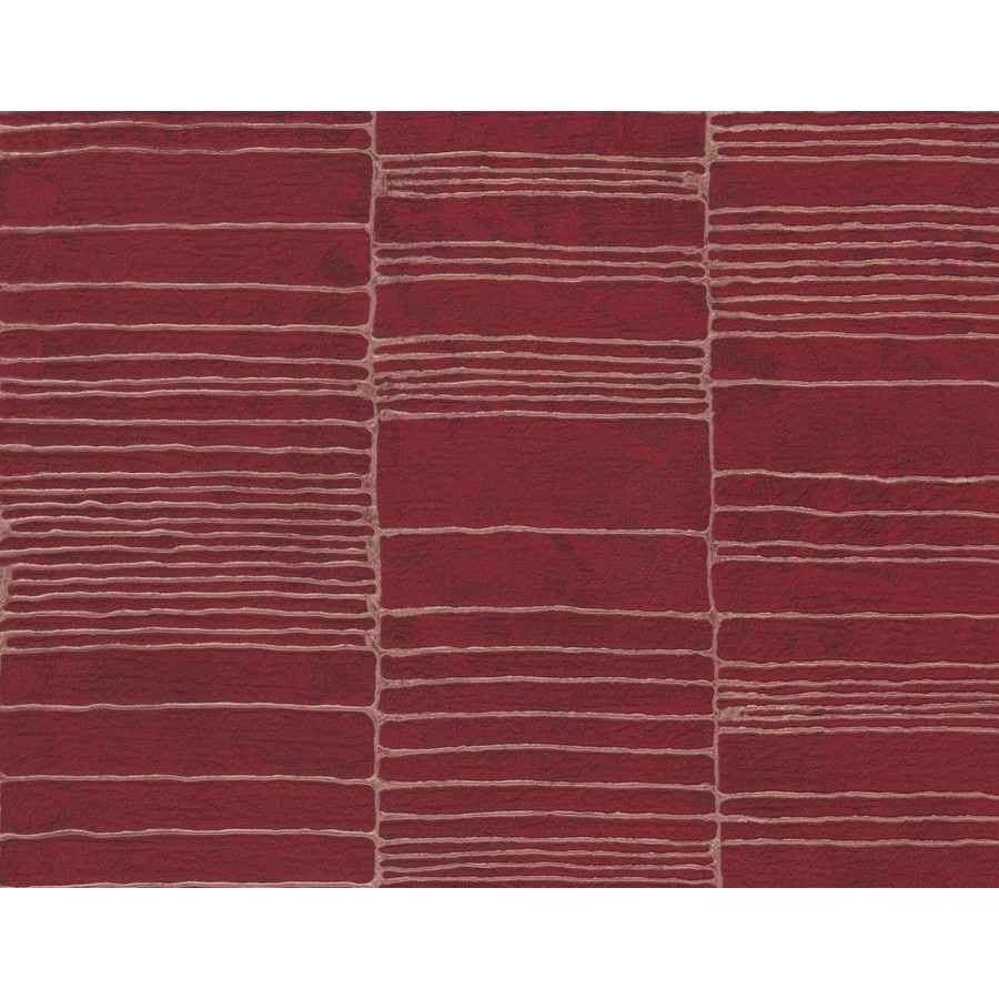 Tapet modern Aurum 57405 Rosu,Bronz 0.53m X 10m