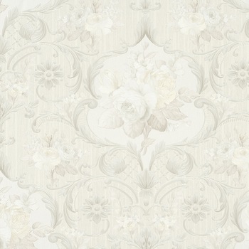 Tapet Premium Texturat floral Opulence Classic 58264 Crem/Unt 0.70m x 10m=7mp/Rola Tapet Premium Texturat floral Opulence Classic 58264 Crem/Unt 0.70m x 10m=7mp/Rola