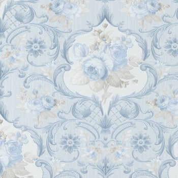 Tapet Premium Texturat floral Opulence Classic 58267 Albastru/Gri 0.70m X 10m=7mp/Rola Tapet Premium Texturat floral Opulence Classic 58267 Albastru/Gri 0.70m X 10m=7mp/Rola