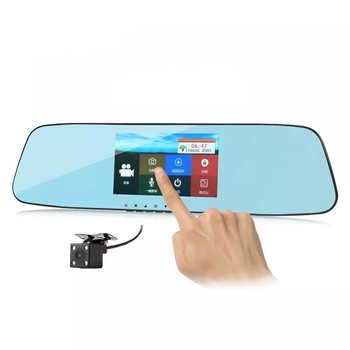 Camera Auto Oglinda TouchScreen DVR L505C, camera dubla, 1080p FullHD, G-senzor, suport prindere , 4.3 inch HD LCD, unghi de filmare 140 grade, inregistrare ciclica ( bucla ), negru Camera Auto Oglinda TouchScreen DVR L505C, camera dubla, 1080p FullHD, G-senzor, suport prindere , 4.3 inch HD LCD, unghi de filmare 140 grade, inregistrare ciclica ( bucla ), negru