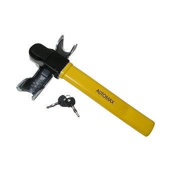 Antifurt auto pentru volan cu cheie si maner de 40cm Antifurt auto pentru volan cu cheie si maner de 40cm