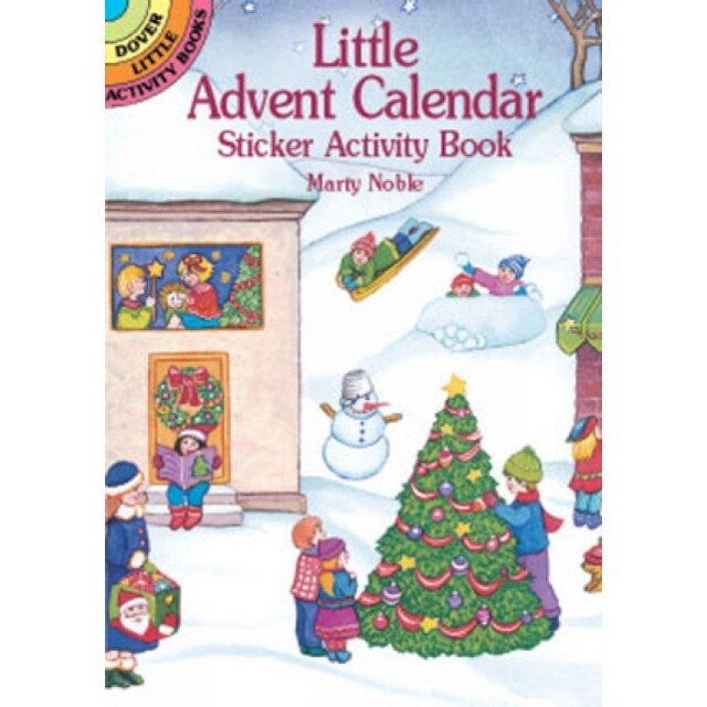 Little Advent Calendar Sticker Activity Book de Marty Noble
