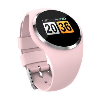 Ceas Smartwatch si Bratara Inteligenta 2 in 1 Q1 2019 Color, rezistenta la apa si praf IP67, Ecran Color, Monitorizare puls, pasi, somn si calorii arse, Notificari Apel/SMS, Pink Ceas Smartwatch si Bratara Inteligenta 2 in 1 Q1 2019 Color, rezistenta la apa si praf IP67, Ecran Color, Monitorizare puls, pasi, somn si calorii arse, Notificari Apel/SMS, Pink