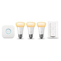 starter kit philips hue ambianta alba e27 95w 806 lm  bridge si variator imagen 0_0_0