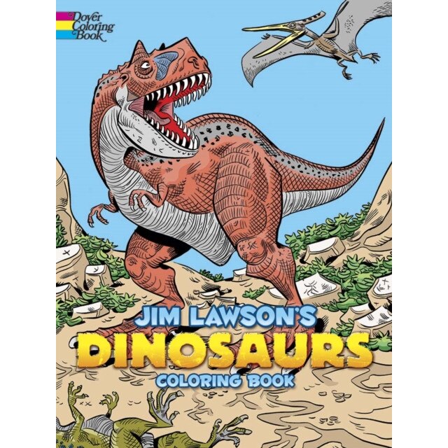 Jim Lawson's Dinosaurs Coloring Book de Jim Lawson
