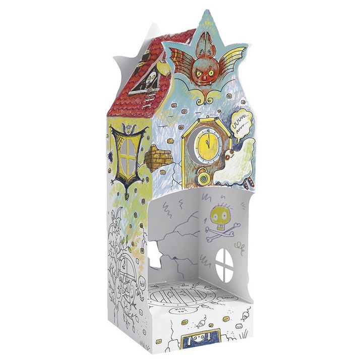 Kolorowanki składanki nawiedzony domek ul. Potworna 6. Kolorowanka XXL