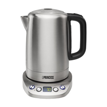 Fierbator Deluxe, 1,7 L, 2200 W, inox - Princess Fierbator Deluxe, 1,7 L, 2200 W, inox - Princess