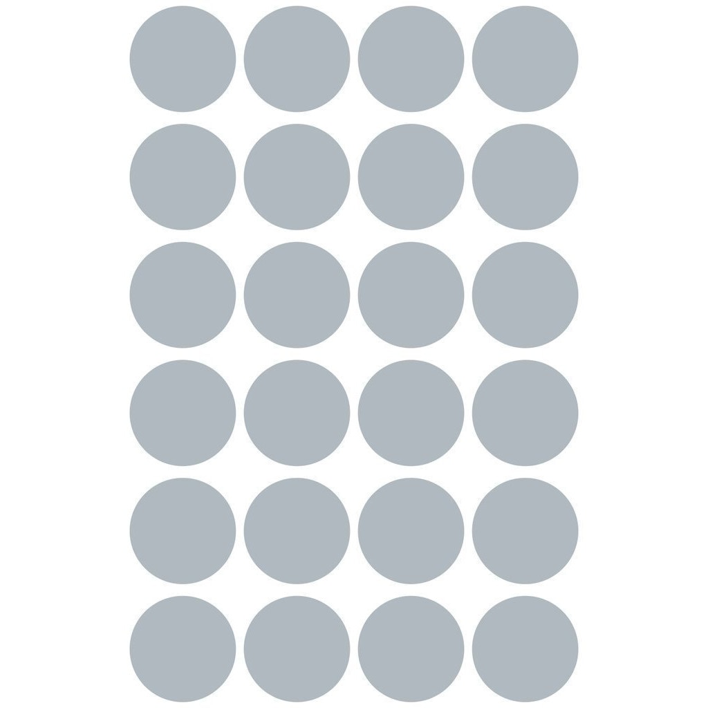 Etichete Avery Zweckform 3171, buline gri, diametru 18 mm